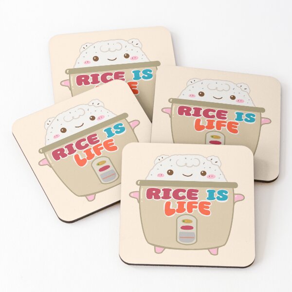 Item preview, RICE COOKER RICE IS LIFE KAWAII designed and sold by aydapadi.