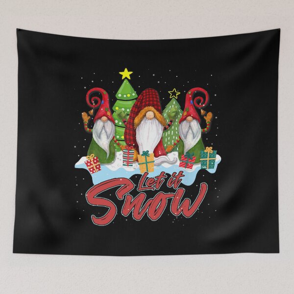 Item preview, Three Christmas Dwarf Let It Snow designed and sold by SiennaBeatty.