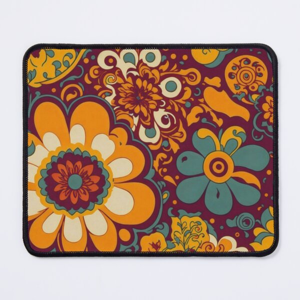 Item preview, Flower Power Colourful Flower Pattern designed and sold by druidwolfart.