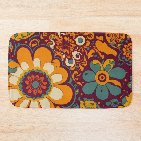 Item preview, Flower Power Colourful Flower Pattern designed and sold by druidwolfart.