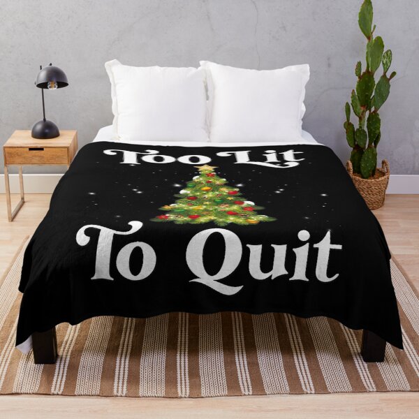 Item preview, Too Lit to Quit Funny Drinking Humor Christmas Tree Lights designed and sold by SiennaBeatty.