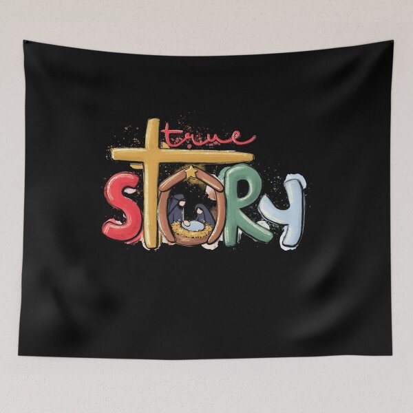 Item preview, True Story Christmas Nativity Jesus Christian Christmas designed and sold by SiennaBeatty.