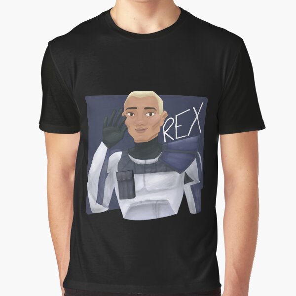 Vista previa del artículo con la obra «Capitán Rex luciendo muy guapo», diseñado y vendido por deeses.