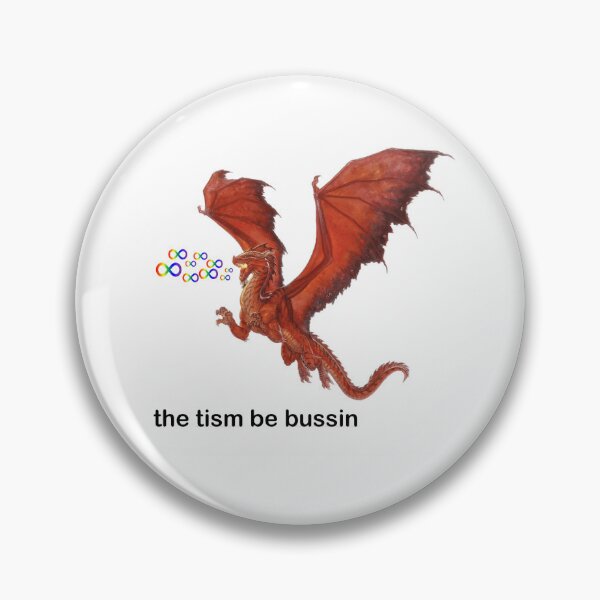 Artikelvorschau, Der Tism Be Bussin Autismus-Drache entworfen und verkauft von Clarencethedino.