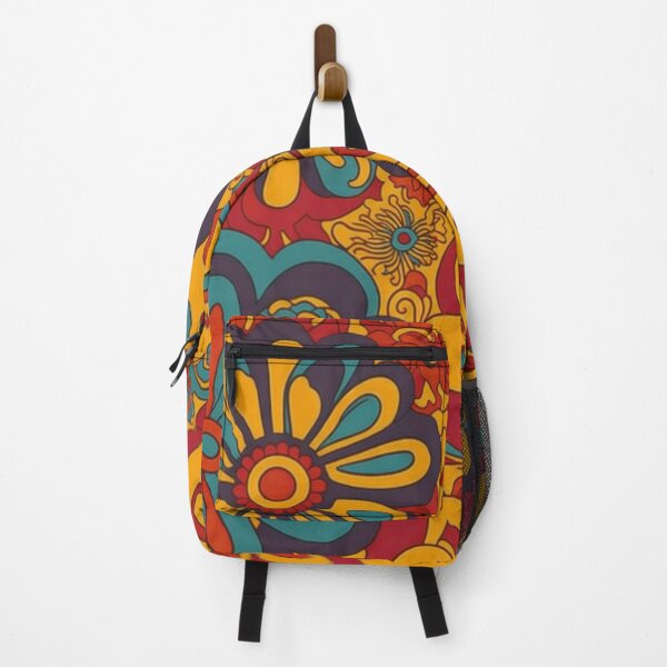 Item preview, Flower Power Colourful Flower Pattern designed and sold by druidwolfart.