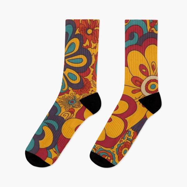Item preview, Flower Power Colourful Flower Pattern designed and sold by druidwolfart.