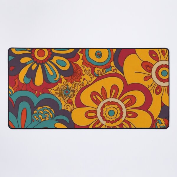 Item preview, Flower Power Colourful Flower Pattern designed and sold by druidwolfart.