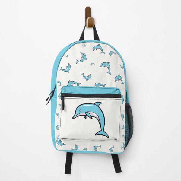 Item preview, Blue Dolphin Playing and jumping having Fun designed and sold by stickersmegafun.