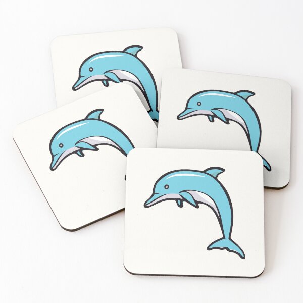 Item preview, Blue Dolphin Playing and jumping having Fun designed and sold by stickersmegafun.