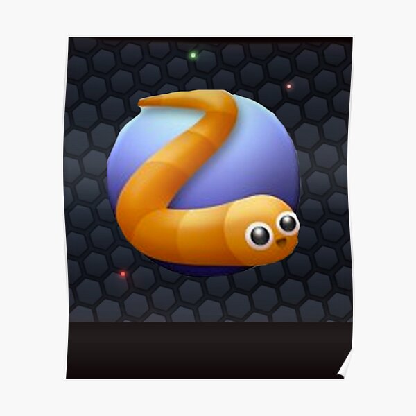 Slither.io video game Poster for Sale by miliosfranc