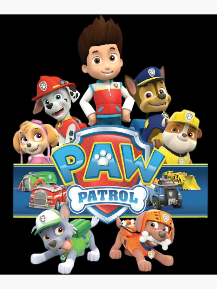 PAW Patrol Tracker Postcard for Sale by VlajkoArtist