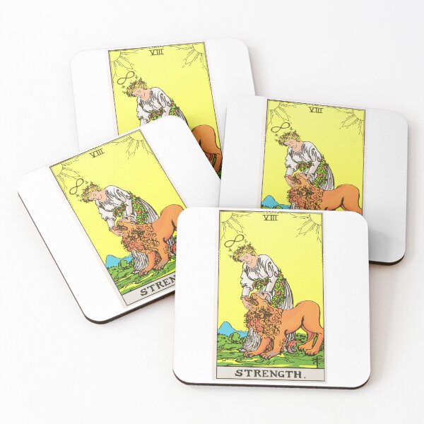 Item preview, Strength Tarot Card designed and sold by Leslivicious.