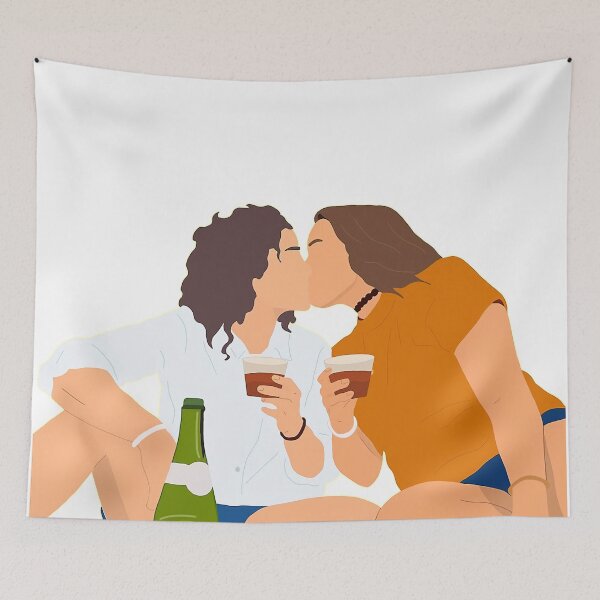 Item preview, ;kiss seluete poster designed and sold by MarianeRodge.