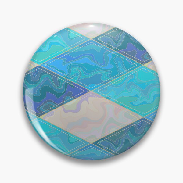 Item preview, Blue and gray diamonds designed and sold by Osting.