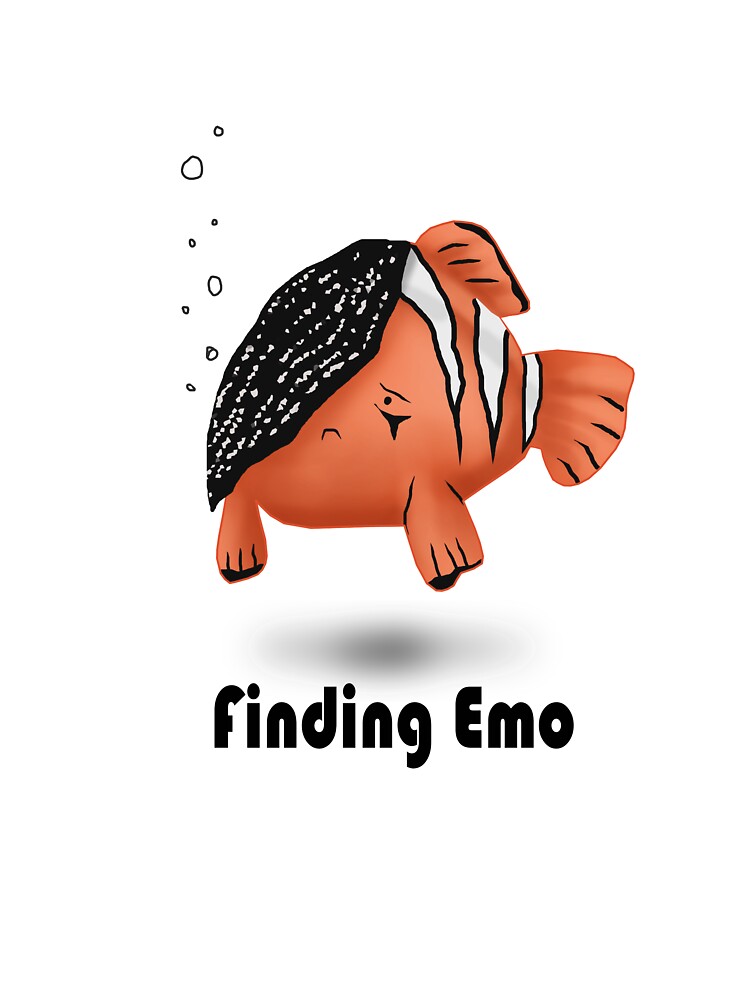 Finding Emo Poster for Sale by viCdesign