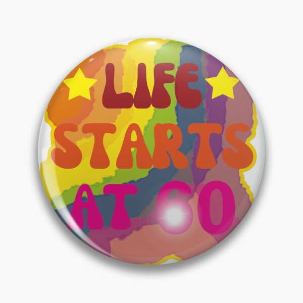 Item preview, Happy 60th Birthday - Life starts at 60  designed and sold by EunsooLee.