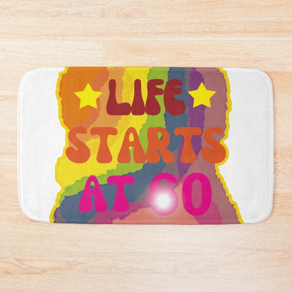 Item preview, Happy 60th Birthday - Life starts at 60  designed and sold by EunsooLee.