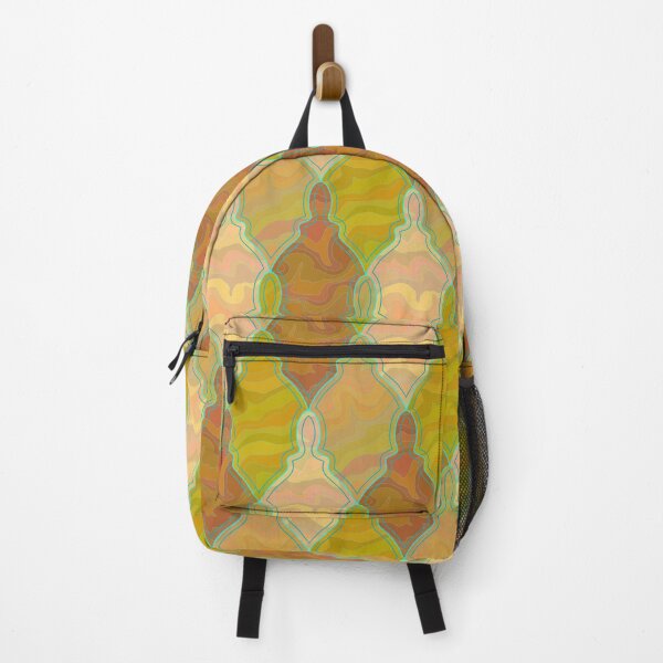 Item preview, Ochre and turquoise ornament designed and sold by Osting.