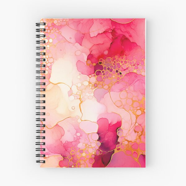 Item preview, Alcohol Ink Painted Pink Print designed and sold by PaperieJennifer.