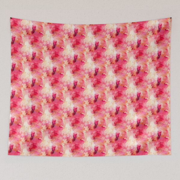 Item preview, Alcohol Ink Painted Pink Print designed and sold by PaperieJennifer.