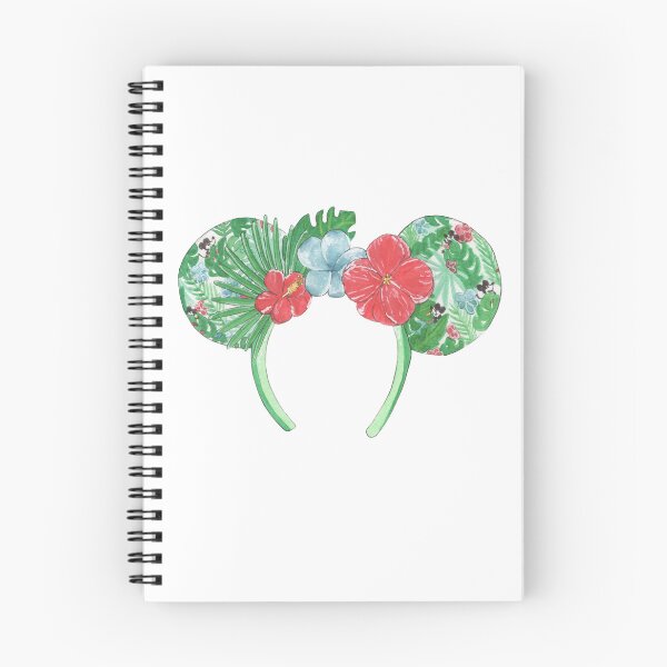 Item preview, Watercolor Minnie Ears: Tropical Mickey Flowers designed and sold by elizabethhomme.