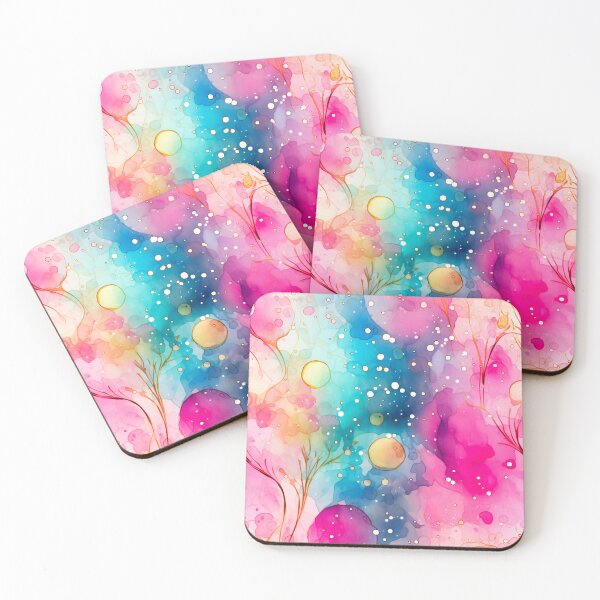 Item preview, Alcohol Ink Painted Pastel Print designed and sold by PaperieJennifer.