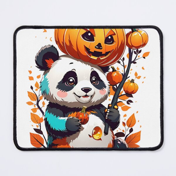 Item preview, Pumpkin Panda Parade: A Kawaii Halloween Delight designed and sold by irosh madushan.