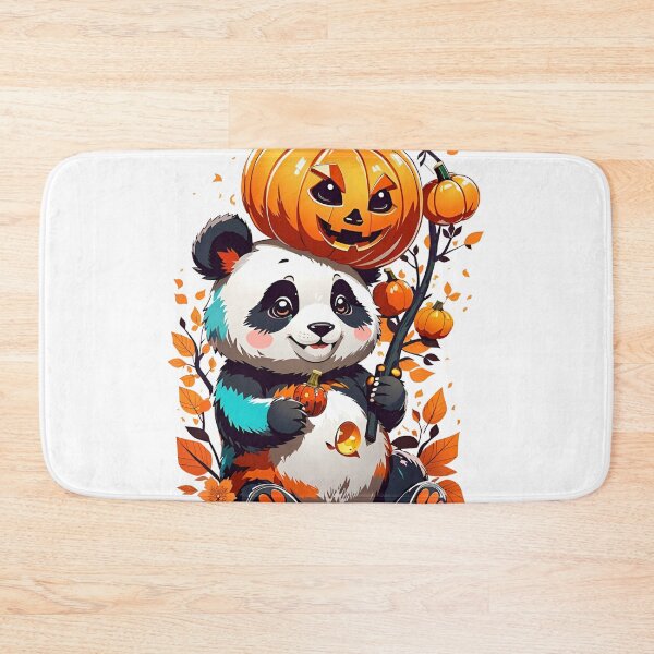 Item preview, Pumpkin Panda Parade: A Kawaii Halloween Delight designed and sold by irosh madushan.