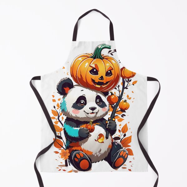 Item preview, Pumpkin Panda Parade: A Kawaii Halloween Delight designed and sold by irosh madushan.