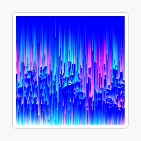 Item preview, Neon Rain - Digital Abstract designed and sold by Jennifer Walsh Design.