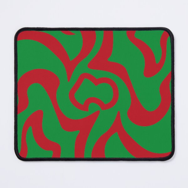 Item preview, green red abstract pattern designed and sold by Camilo4411.