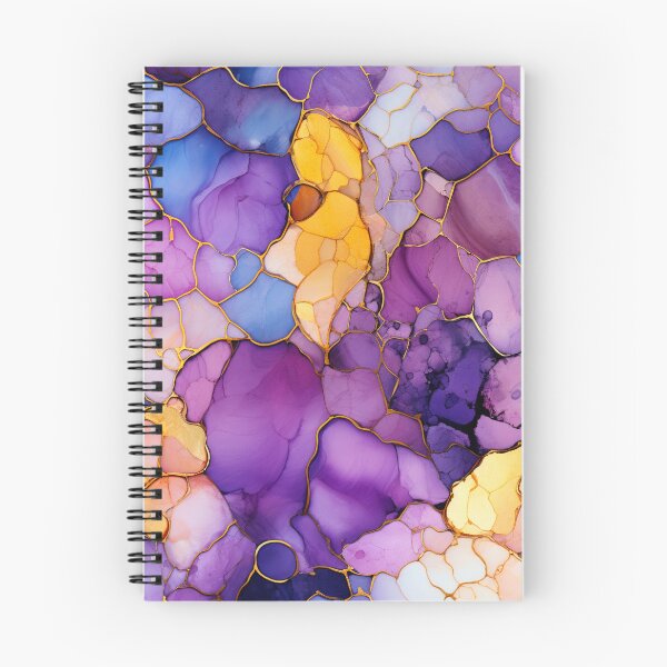 Item preview, Alcohol Ink Painted Purple Print designed and sold by PaperieJennifer.