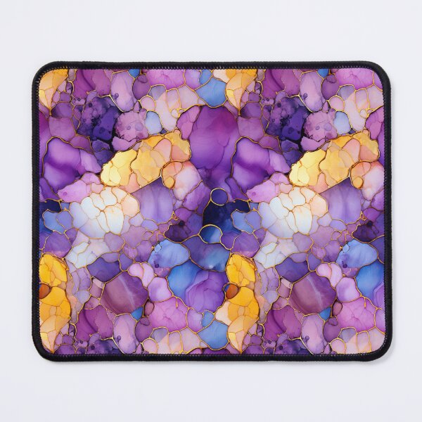 Item preview, Alcohol Ink Painted Purple Print designed and sold by PaperieJennifer.