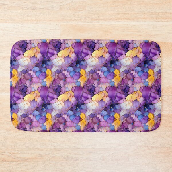 Item preview, Alcohol Ink Painted Purple Print designed and sold by PaperieJennifer.
