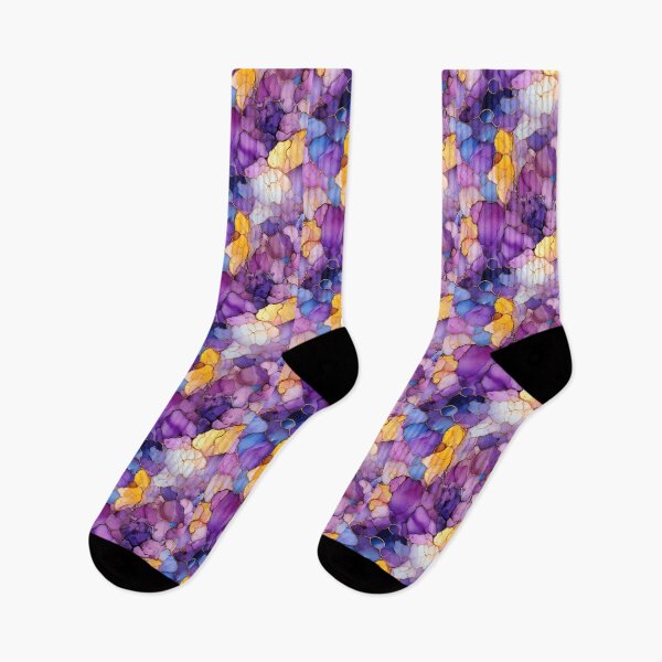 Item preview, Alcohol Ink Painted Purple Print designed and sold by PaperieJennifer.