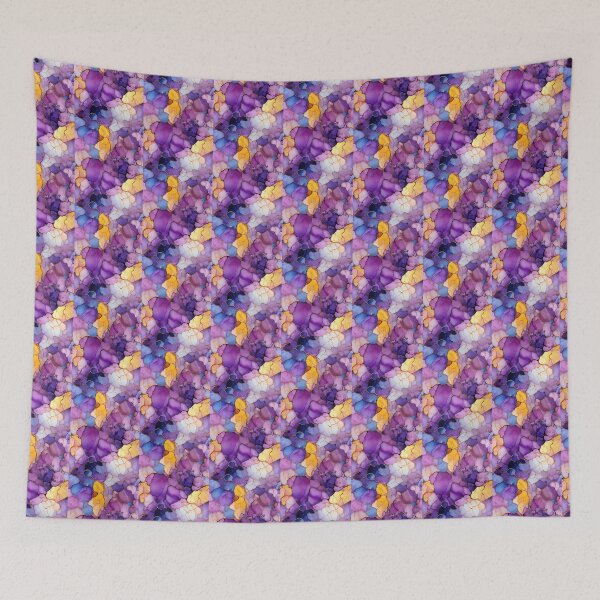 Item preview, Alcohol Ink Painted Purple Print designed and sold by PaperieJennifer.