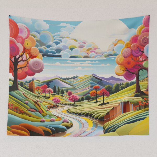 Item preview, Happy landscape designed and sold by Lynnchabot.