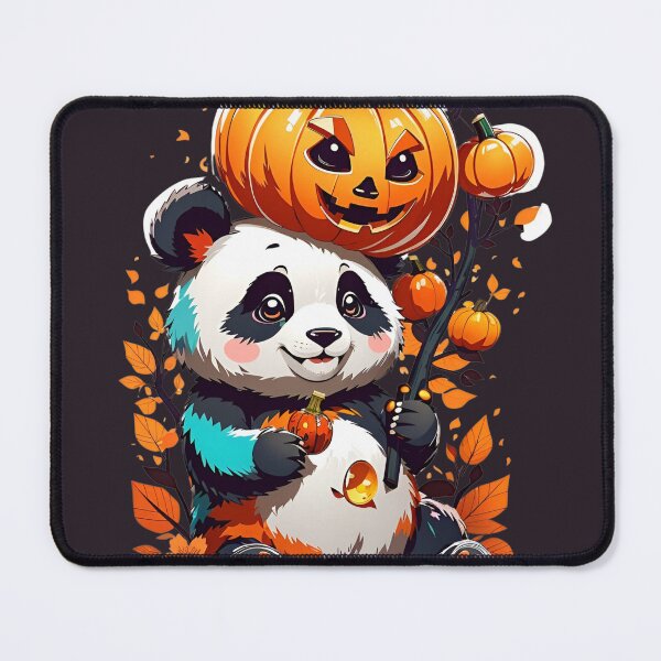 Item preview, Pumpkin Panda Parade: A Kawaii Halloween Delight designed and sold by irosh madushan.