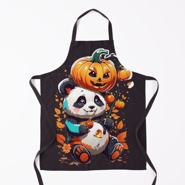 Item preview, Pumpkin Panda Parade: A Kawaii Halloween Delight designed and sold by irosh madushan.