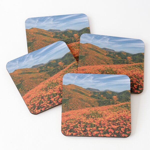Item preview, Orange Field of Flowers designed and sold by Katie-Eliza.
