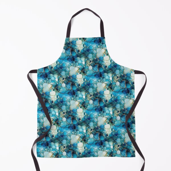 Item preview, Alcohol Ink Painted Blue Print designed and sold by PaperieJennifer.