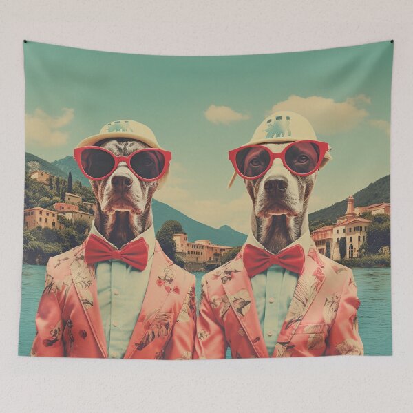 Item preview, Pretentious Pets on Holiday  designed and sold by Klickpicks.