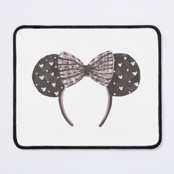 Item preview, Watercolor Minnie Ears: Pearl and Plaid designed and sold by elizabethhomme.