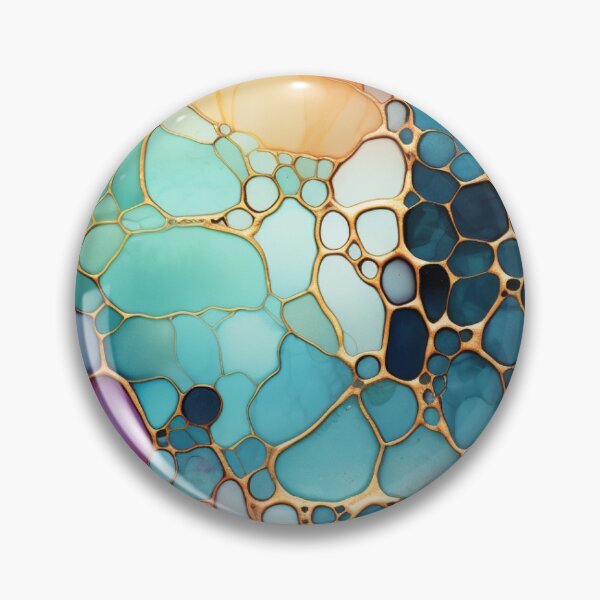 Item preview, Alcohol Ink Painted Colorful Print designed and sold by PaperieJennifer.