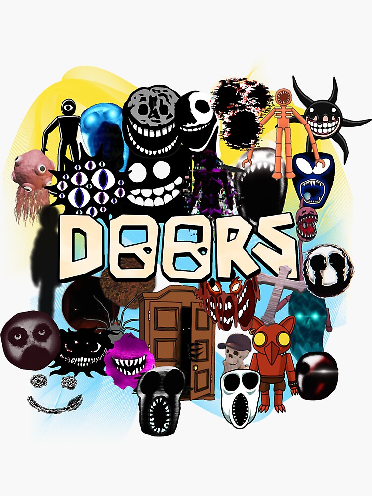 Doors All the Entities New Doors Game Update | Greeting Card