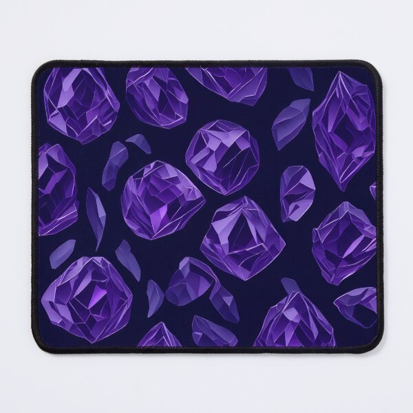 Item preview, Digital Art of Amethyst February Birthstone Gemstone designed and sold by EarthlyLiving.