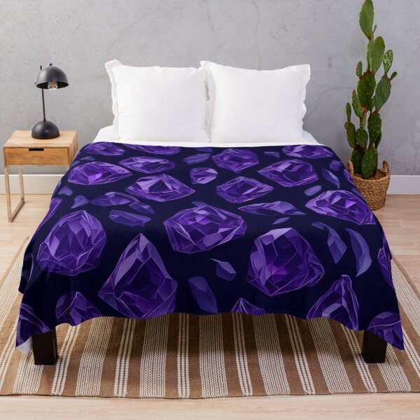 Item preview, Digital Art of Amethyst February Birthstone Gemstone designed and sold by EarthlyLiving.