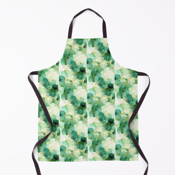 Item preview, Alcohol Ink Painted Green Print designed and sold by PaperieJennifer.