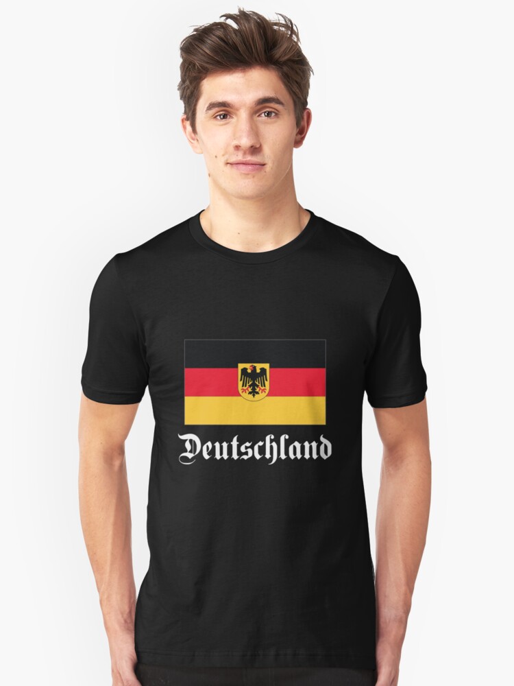 Alternate view of Deutschland - dark tees Slim Fit T-Shirt