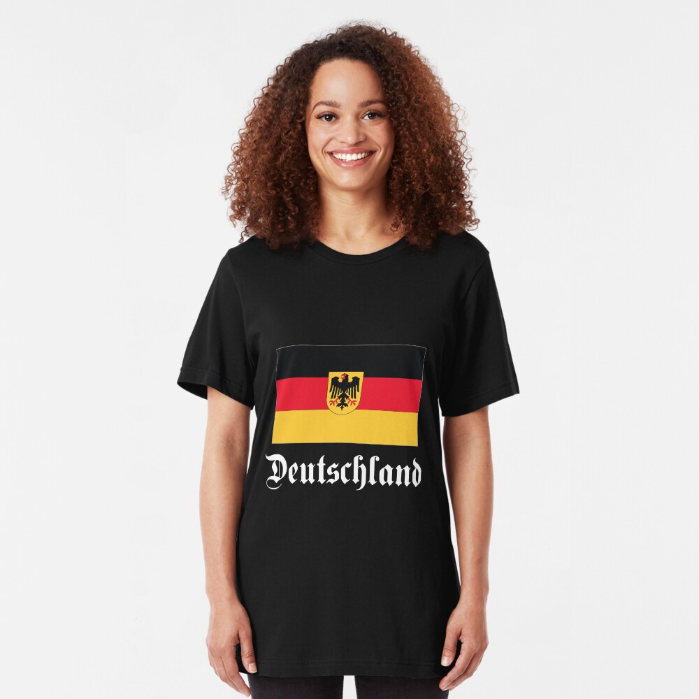 Deutschland - dark tees Slim Fit T-Shirt
